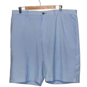 Ben Hogan Performance Blue & White Seersucker Golf Shorts NWOT